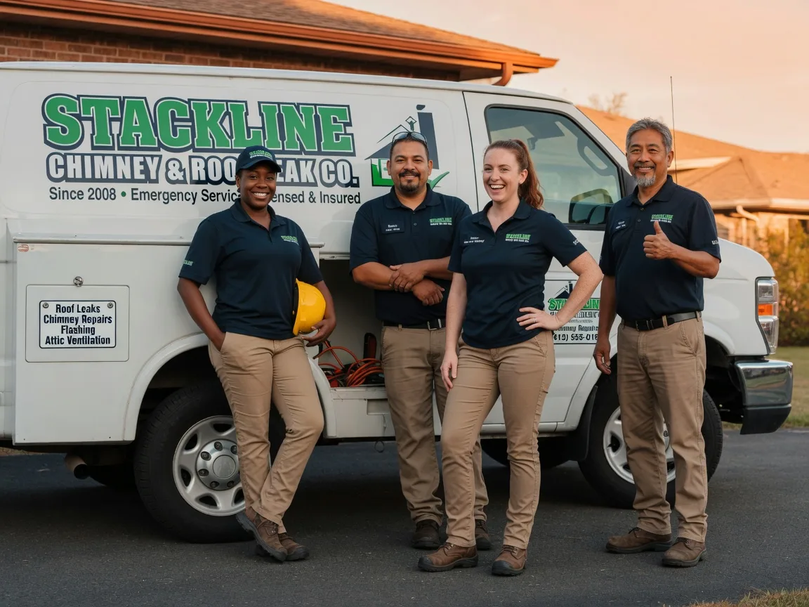 Chimney flashing repair company in Cherry, IL